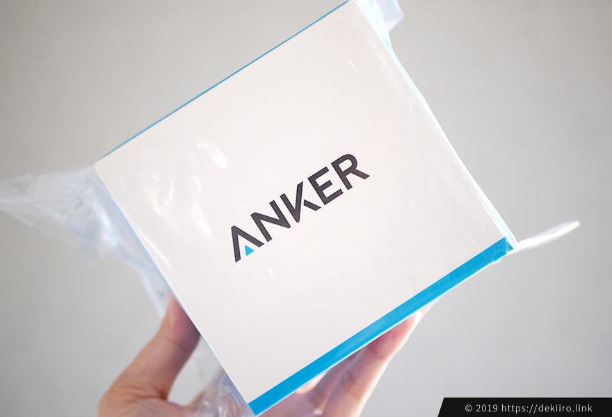 Amazonで購入した ANKER SoundCore mini のパッケージデザイン